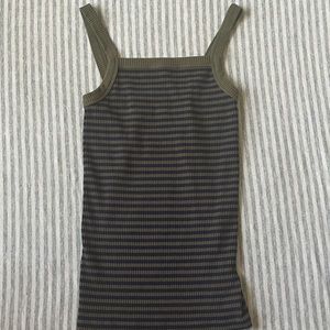 Old navy blue and green tank top